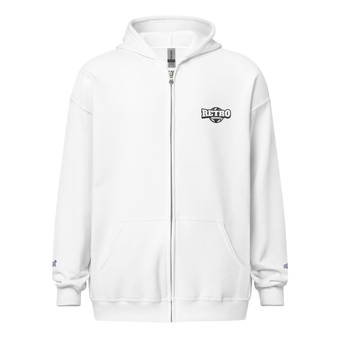 CLASSIC-CASH ZIP HOODIE - RETRO-MONEY